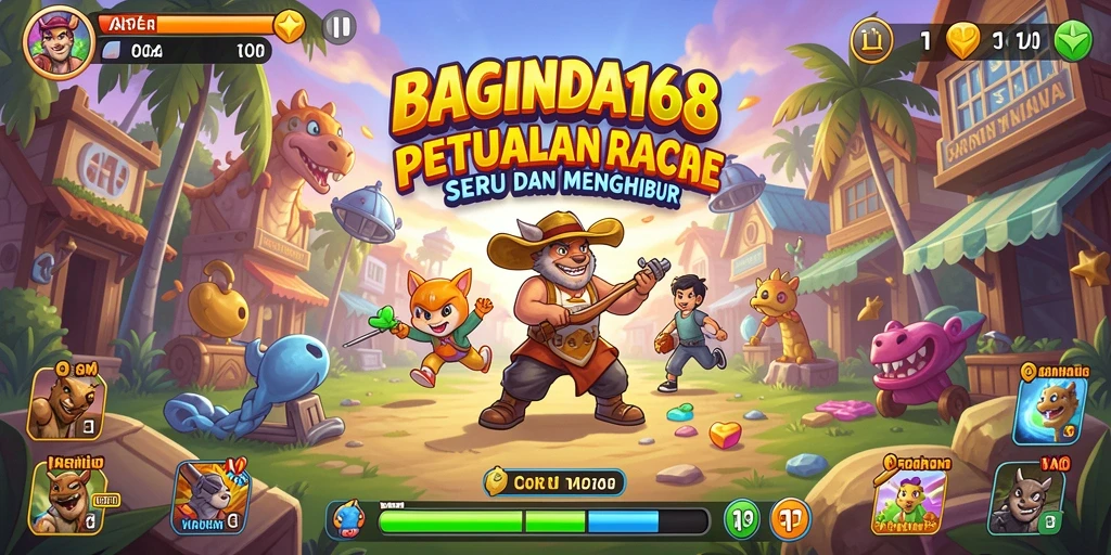 Antarmuka menarik dan fungsi gameplay yang mengasyikkan dari BAGINDA168.