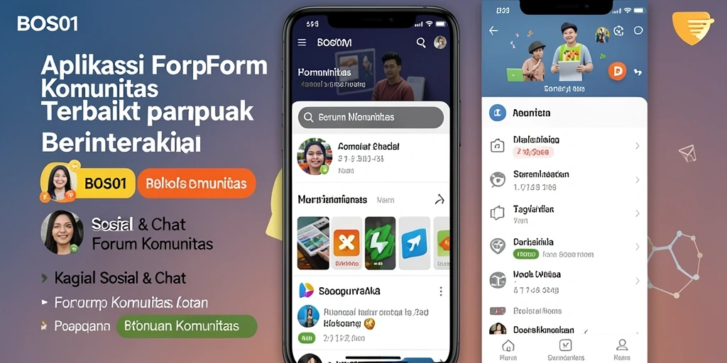 Tampilan antarmuka pengguna BOS01 yang menarik dan intuitif.