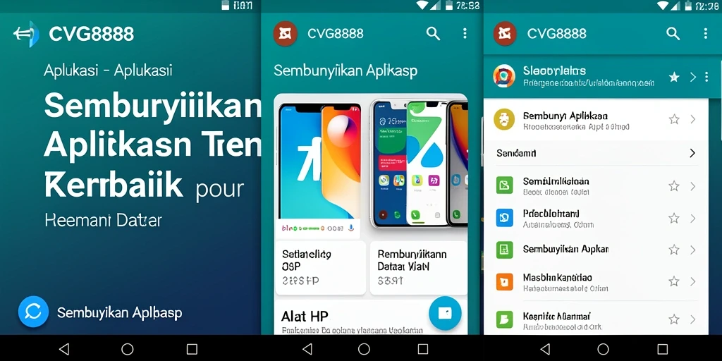 Antarmuka pengguna CVG8888 yang intuitif dan sederhana.