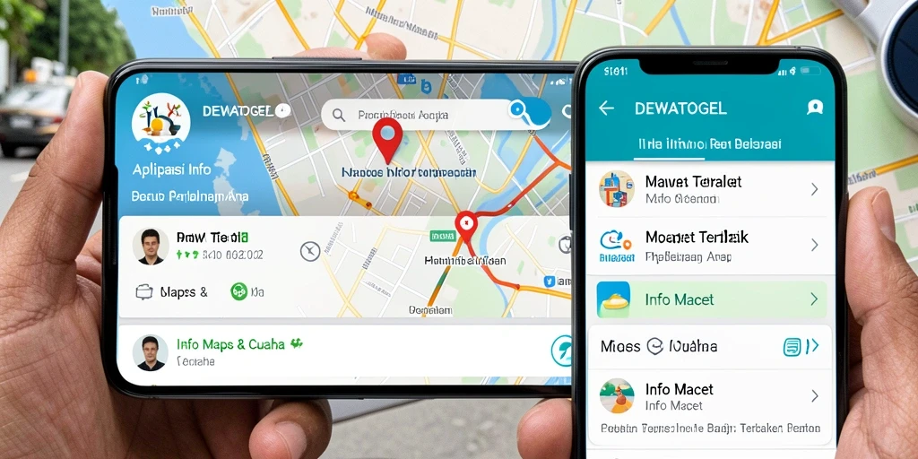 Tampilan antarmuka DEWATOGEL yang menunjukkan informasi lalu lintas.