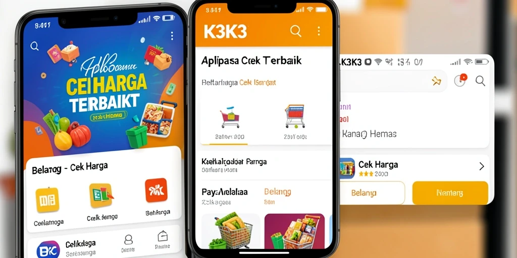 Antarmuka K3K3 yang sederhana dan fungsional dalam Cek Harga.