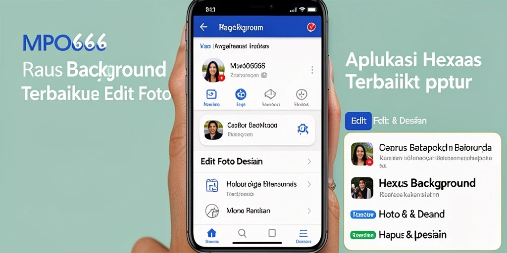 Antarmuka MPO666 yang menampilkan fitur Hapus Background yang efektif.