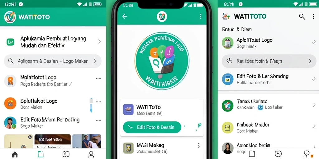Tampilan antarmuka pengguna WATITOTO yang intuitif dan modern.